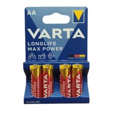 باتری قلمی آلکالاین وارتا MAX POWER بسته 4 عددی (کارتی)