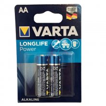 باتری قلمی آلکالاین وارتا LONG LIFE POWER بسته 2 عددی (کارتی)